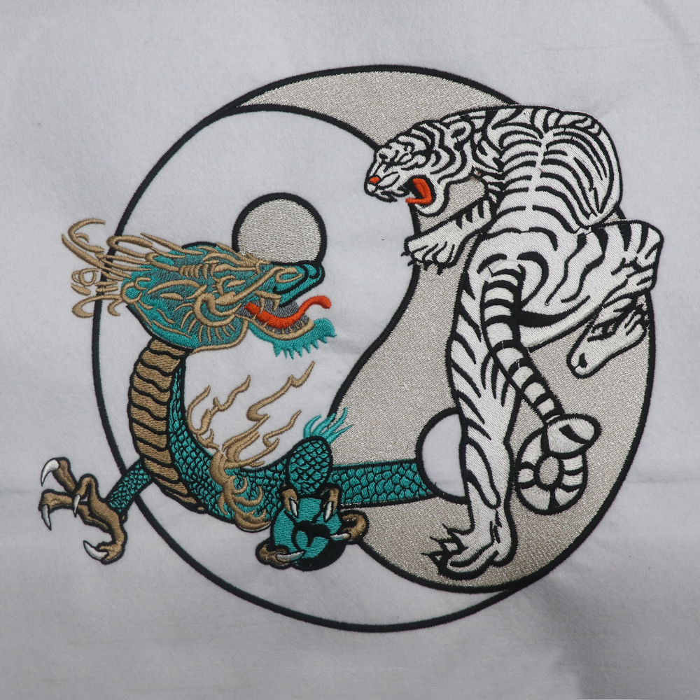 Embroidery Digitizing for Jacket Back Designs